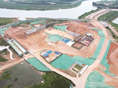 Produits express galiléennes de la province du hubei Du Jiatai FenXu XuZhiHong et la construction de sécurité (wuhan) machines et appareils électriques principal Maître D’ouvrage de la station de pompage du lac bambous réception